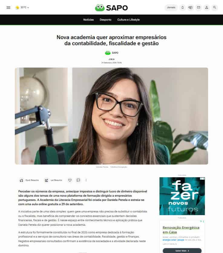  Portugal já tem uma Academia da Literacia Empresarial